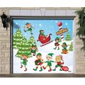 My Door Decor My Door Decor 285903XMAS-026 7 x 8 ft. North Pole Elves Christmas Door Mural Sign Car Garage Banner Decor; Multi Color 285903XMAS-026